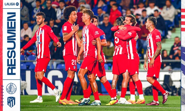 Las mejores jugadas del Getafe 0-3 Atlético de Madrid